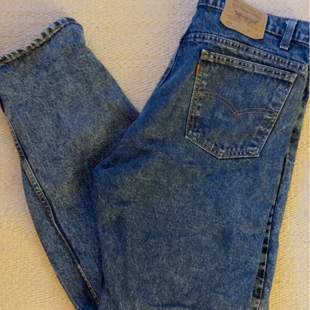 Levi's orange tab high waist jeans